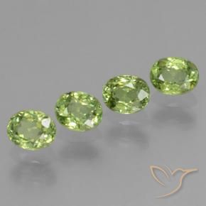 1.27 ct natürliche Mittelgrün Demantoider Granat-Edelsteine, Oval, VS