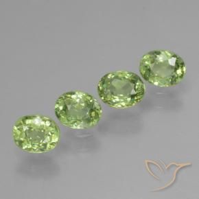 1.25 ct natürliche limettengrün Demantoider Granat-Edelsteine, Oval, VVS-VS