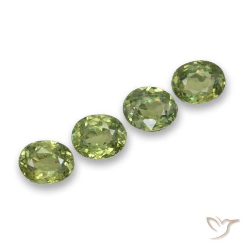 1.80 ct natürliche Mittelgrün Demantoider Granat-Edelsteine, Oval, VS