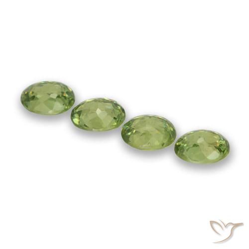 1.80 ct natürliche Mittelgrün Demantoider Granat-Edelsteine, Oval, VS