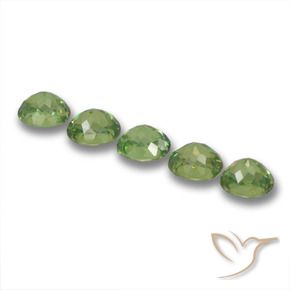 1.85 ct natürliche Mittelgrün Demantoider Granat-Edelsteine, Oval, VS