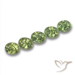 1.82 ct natürliche Warmes Grün Demantoider Granat-Edelsteine, Oval, VS