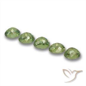 1.82 ct natürliche Warmes Grün Demantoider Granat-Edelsteine, Oval, VS