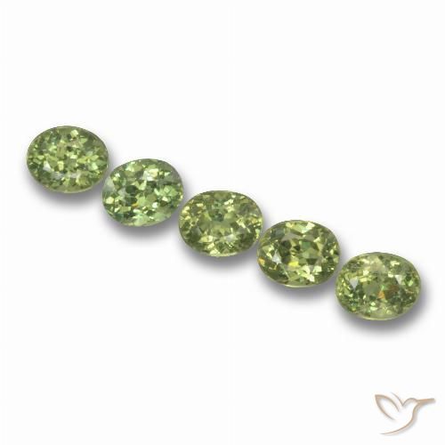 1.89ctw Natürlicher Helles Waldgrün Demantoider Granat, Oval, VS