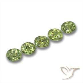 1.86 ct natürliche Waldgrün Demantoider Granat-Edelsteine, Oval, VS