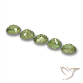 1.86 ct natürliche Waldgrün Demantoider Granat-Edelsteine, Oval, VS