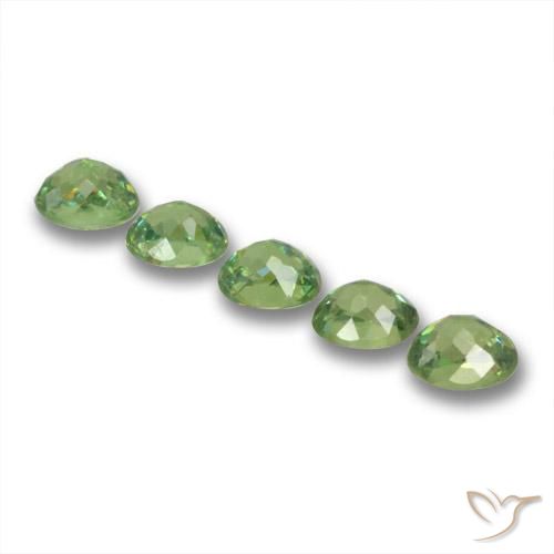 1.84 ct natürliche Warmes Grün Demantoider Granat-Edelsteine, Oval, VS