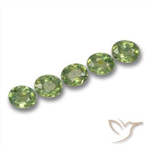 1.35 ct natürliche Waldgrün Demantoider Granat-Edelsteine, Oval, VS