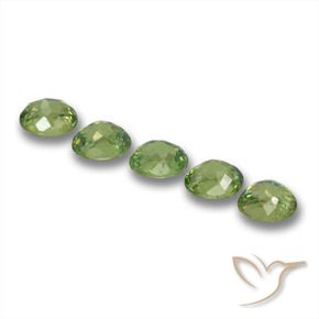 1.89 ct natürliche Waldgrün Demantoider Granat-Edelsteine, Oval, VS