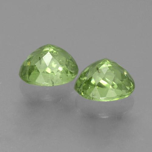 0.83 ct natürliche Mittelgrün Demantoider Granat-Edelsteine, Oval Schliff, VS-SI
