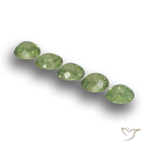 1.73 ct natürliche Waldgrün Demantoider Granat-Edelsteine, Oval, VS