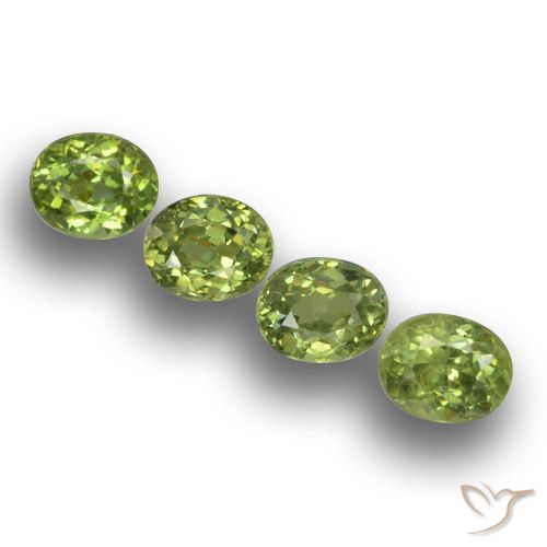 1.53ctw Natürlicher Waldgrün Demantoider Granat, Oval, VS