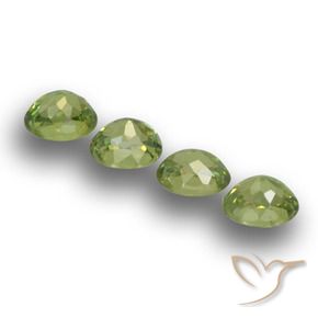 1.53 ct natürliche Waldgrün Demantoider Granat-Edelsteine, Oval, VS