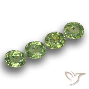 1.68 ct natürliche Waldgrün Demantoider Granat-Edelsteine, Oval, VS