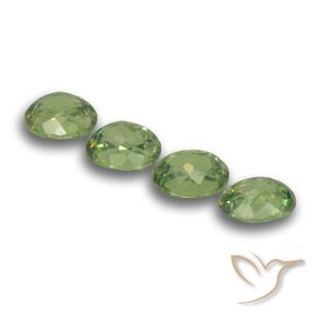 1.68 ct natürliche Waldgrün Demantoider Granat-Edelsteine, Oval, VS