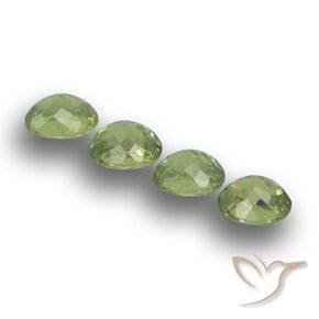 1.40 ct natürliche Mittelgrün Demantoider Granat-Edelsteine, Oval, VS