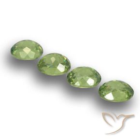 1.77 ct natürliche Mittelgrün Demantoider Granat-Edelsteine, Oval, VS