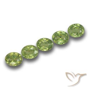 1.76 ct natürliche Mittelgrün Demantoider Granat-Edelsteine, Oval, VS
