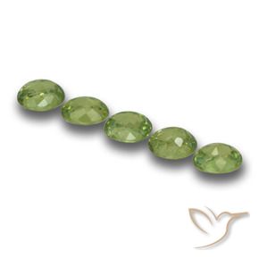 1.76 ct natürliche Mittelgrün Demantoider Granat-Edelsteine, Oval, VS