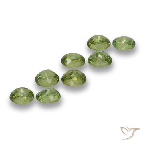 2.60 ct natürliche Warmes Grün Demantoider Granat-Edelsteine, Oval, VS