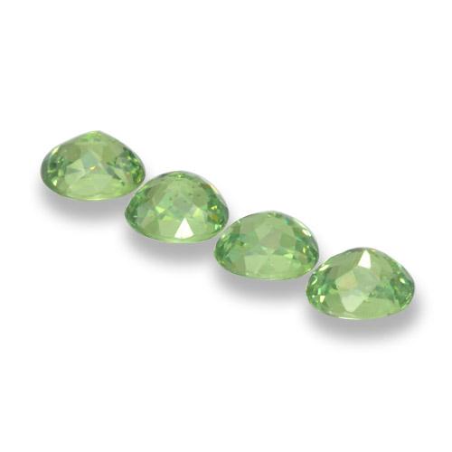 1,57 ct natürliche grüner Demantoid-Edelsteine, Oval Schliff, VS