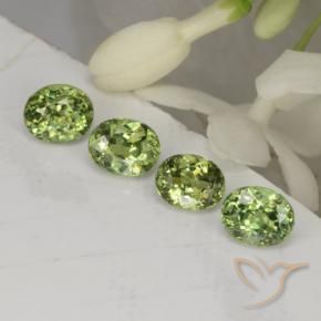 1.67 ct natürliche Waldgrün Demantoider Granat-Edelsteine, Oval, VVS-VS