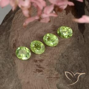1.42 ct natürliche limettengrün Demantoider Granat-Edelsteine, Oval, VS