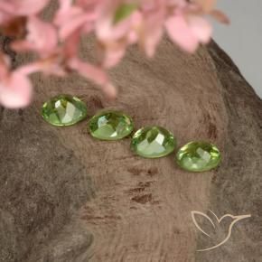 1.42 ct natürliche limettengrün Demantoider Granat-Edelsteine, Oval, VS