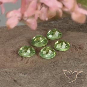 1.68 ct natürliche Warmes Grün Demantoider Granat-Edelsteine, Oval, VVS-VS