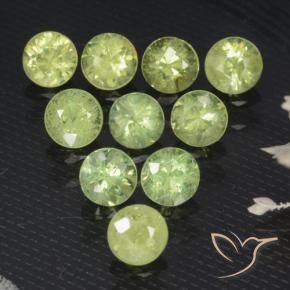 1.98 ct natürliche Mittelgrün Demantoider Granat-Edelsteine, Runden, VS-SI