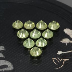 1.98 ct natürliche Mittelgrün Demantoider Granat-Edelsteine, Runden, VS-SI
