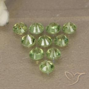 1.75 ct natürliche hellgrün Demantoider Granat-Edelsteine, Runden, VS-SI