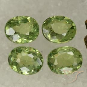 1.52 ct natürliche Mittelgrün Demantoider Granat-Edelsteine, Oval, VS