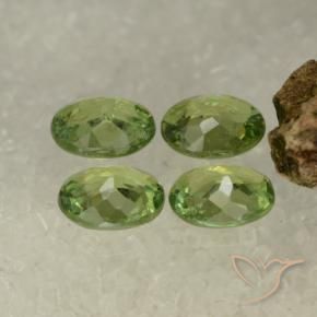 1.52 ct natürliche Mittelgrün Demantoider Granat-Edelsteine, Oval, VS