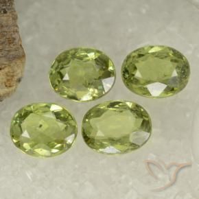 1.48 ct natürliche Mittelgrün Demantoider Granat-Edelsteine, Oval, VS