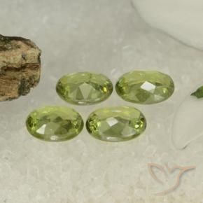 1.48 ct natürliche Mittelgrün Demantoider Granat-Edelsteine, Oval, VS