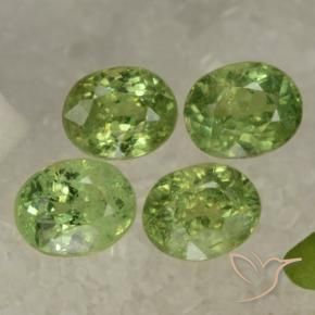 1.84 ct natürliche Birnengrün Demantoider Granat-Edelsteine, Oval, VS