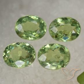 1.75 ct natürliche Mittelgrün Demantoider Granat-Edelsteine, Oval, VS