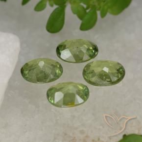 1.74 ct natürliche hellgrün Demantoider Granat-Edelsteine, Oval, VS