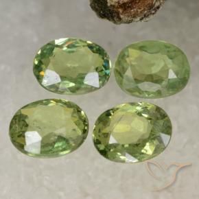 1.40 ct natürliche Birnengrün Demantoider Granat-Edelsteine, Oval, VS