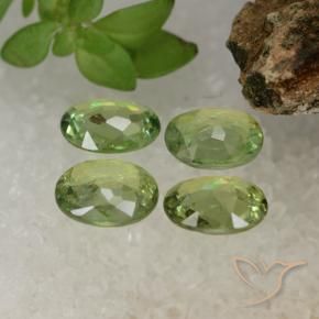 1.40 ct natürliche Birnengrün Demantoider Granat-Edelsteine, Oval, VS