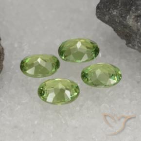 1.53 ct natürliche Birnengrün Demantoider Granat-Edelsteine, Oval, VS