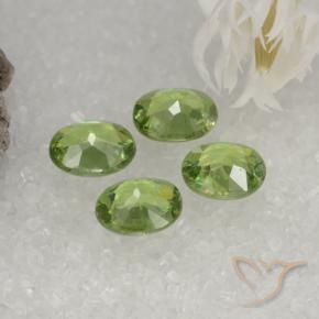 1.61 ct natürliche Warmes Grün Demantoider Granat-Edelsteine, Oval, VS
