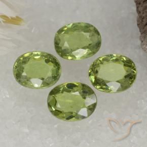 1.65 ct natürliche limettengrün Demantoider Granat-Edelsteine, Oval, VS
