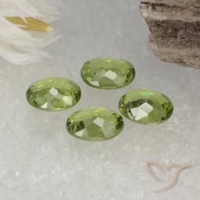 1.65 ct natürliche limettengrün Demantoider Granat-Edelsteine, Oval, VS