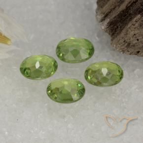 1.63 ct natürliche Mittelgrün Demantoider Granat-Edelsteine, Oval, VS