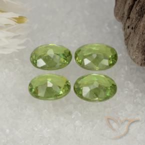 1,59 ct natürliche grüner Demantoid-Edelsteine, Oval Schliff, VS