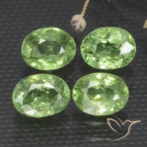 1.65 ct natürliche Warmes Grün Demantoider Granat-Edelsteine, Oval, VS
