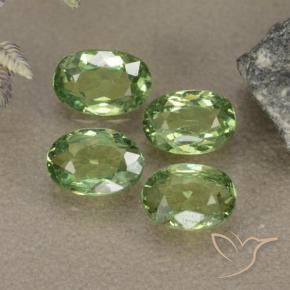 2.17 ct natürliche Warmes Grün Demantoider Granat-Edelsteine, Oval, VS-SI