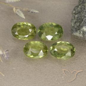 2.16 ct natürliche Mittelgrün Demantoider Granat-Edelsteine, Oval, VS-SI